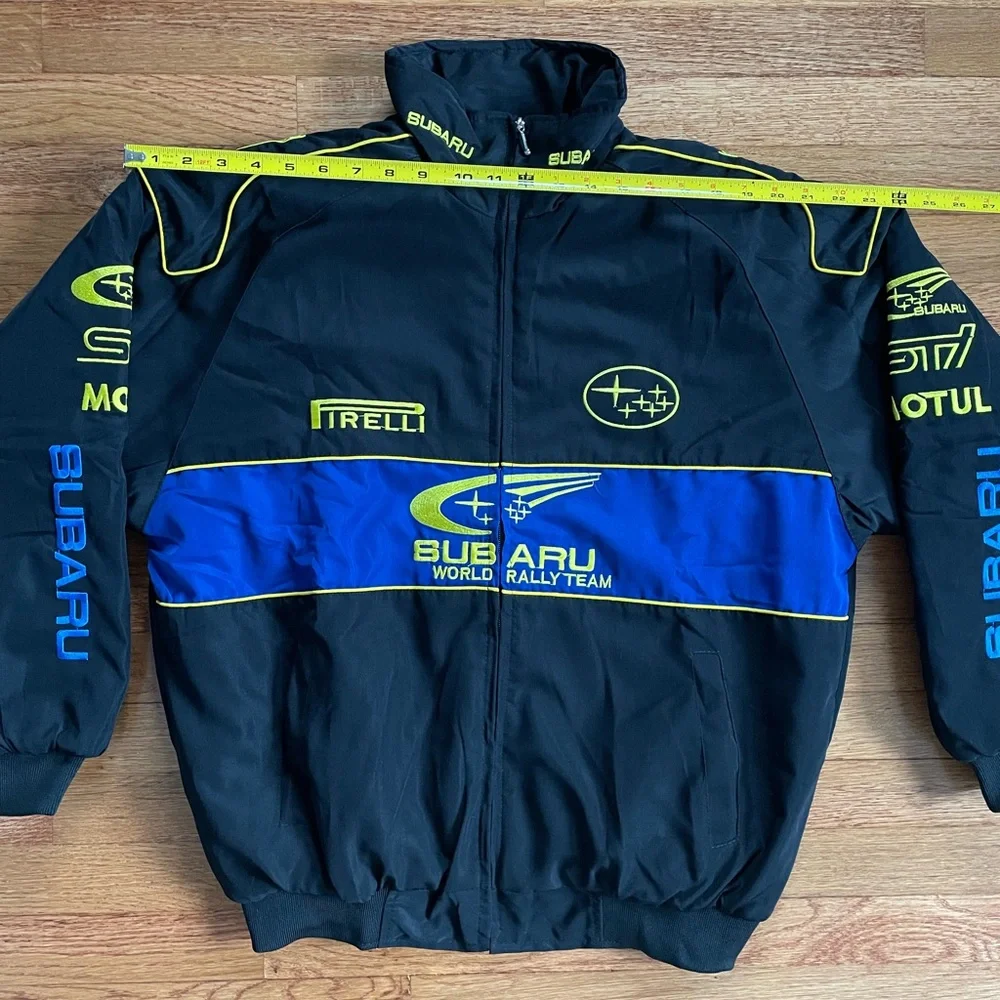 Formula 1 Subaru Racing Jacket Men’s F1 Embroidered Retro Y2k Unisex